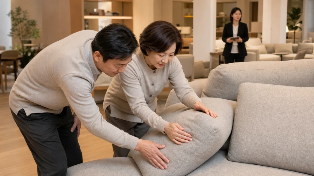 김해 가구매장 대표 비교 현장 사진
