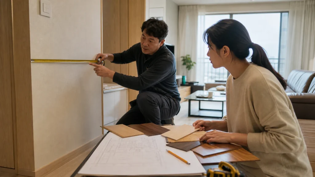 김해 맞춤가구 대표 비교 현장 사진