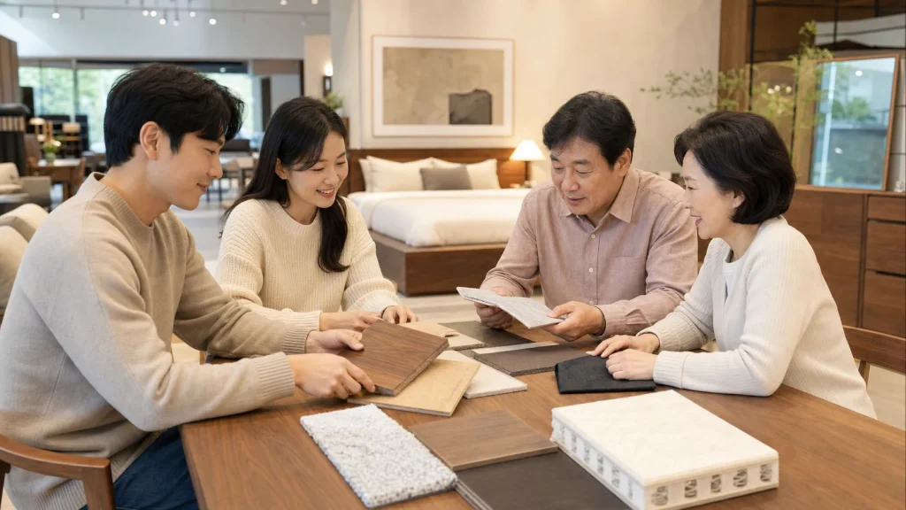 김해 혼수가구 대표 비교 현장 사진